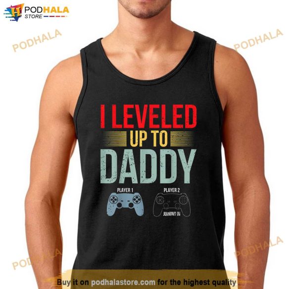 1st Time Dad EST 2023 New First Fathers Gaming Daddy 2022 Shirt