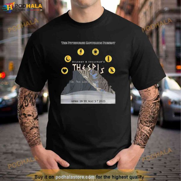 2023 Thespis Shirt, The Pittsburgh Savoyards Present