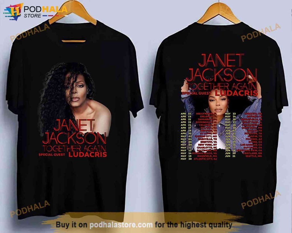 90s Janet Jackson 2023 Tour Shirt