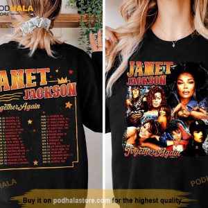 90s Janet Jackson Vintage Shirt, Janet Jackson Together Again Tour