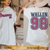 98 Braves Morgan Wallen Western Cowgirl Cowboy Shirt