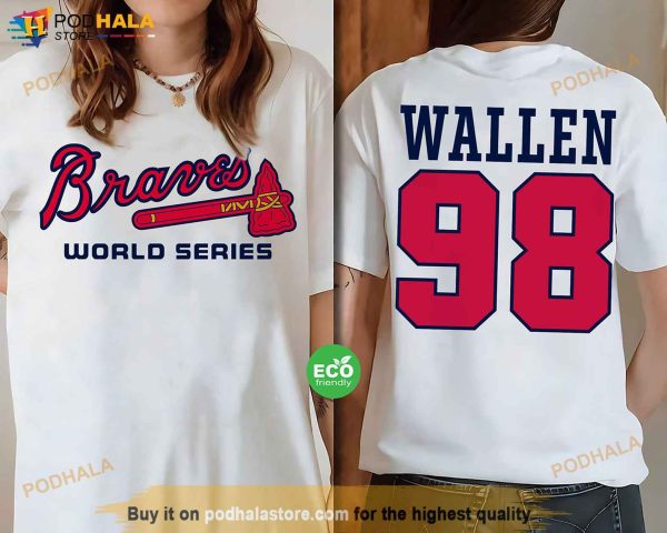 98 Braves Song 2 Sides Shirt, If We Were A Team Love Was A Game Merch