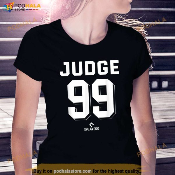 Aaron Judge 99 New York Baseball Player MLBPA Sports Shirt