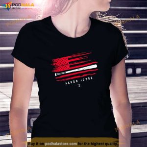 Aaron Judge Baseball Flag Graphic Apparel Shirt Aaron Judge Shirt 3