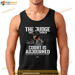 Aaron Judge Court Is Adjourned Aaron Judge New York Mlbpa Shirt 2
