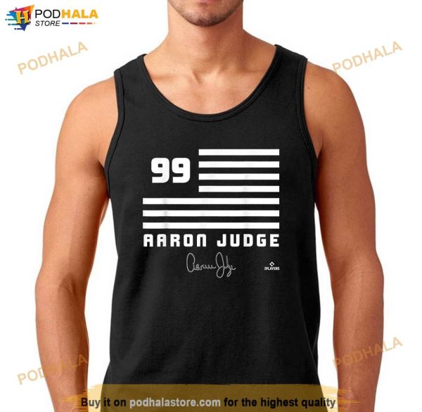 Aaron Judge Flag Name Shirt, Yankees 99 Shirt For Fans