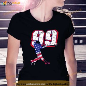 Aaron Judge Flag Silhouette Gameday Shirt Yankees 99 Shirt For Fans 3