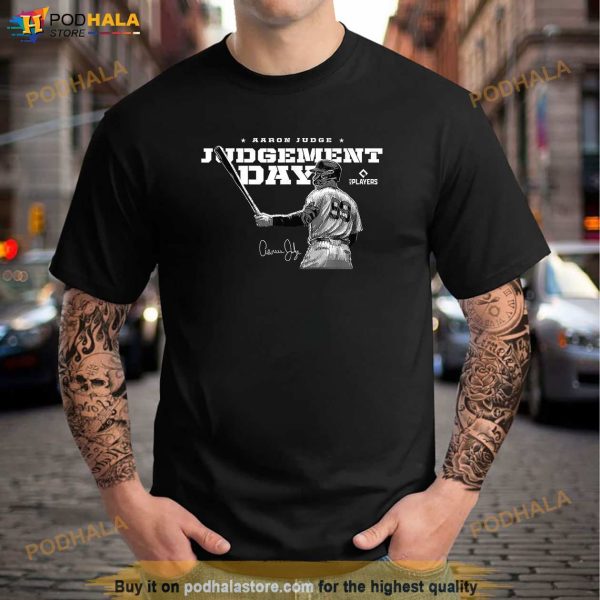 Aaron Judge Judgement Day MLBPA New York Baseball Player Shirt