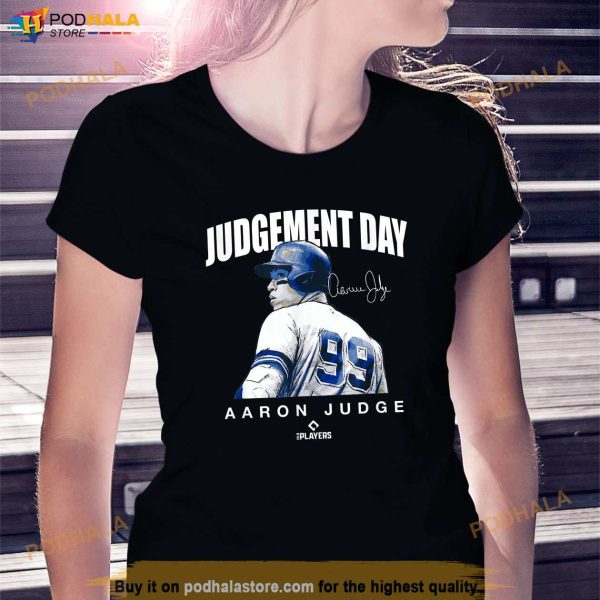 Aaron Judge Judgement Day New York Baseball Player MLBPA Shirt