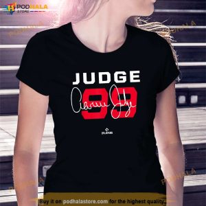 Aaron Judge New York Baseball Fan Mlb Players Right Field Shirt 3