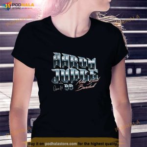 Aaron Judge New York Baseball Heavy Metal Mlbpa Shirt 3