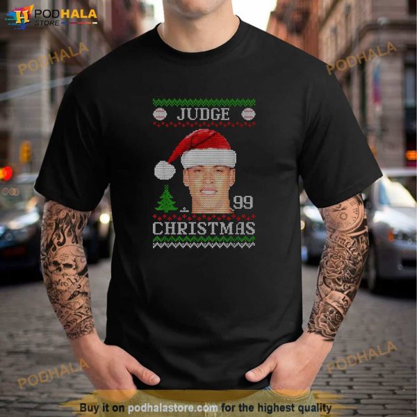 Aaron Judge New York Baseball Ugly Christmas MLBPA Shirt