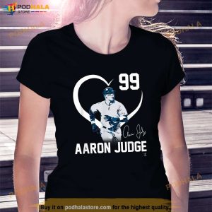 Aaron Judge Player Heart Apparel Shirt Dad Yankees Shirt 3