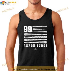 Aaron Judge Vintage Flag New York Patriotic Baseball Player Shirt 2