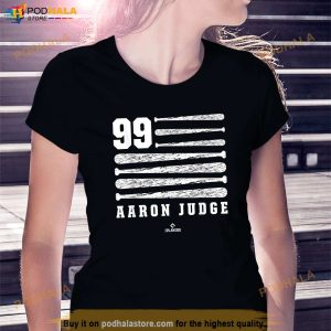 Aaron Judge Vintage Flag New York Patriotic Baseball Player Shirt 3