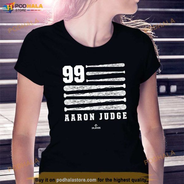 Aaron Judge Vintage Flag New York Patriotic Baseball Player Shirt