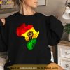 Africa Map Rising Hand Juneteenth African Pride Freedom Day Shirt