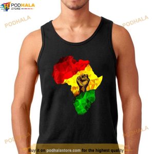 Africa Map Rising Hand Juneteenth African Pride Freedom Day Shirt 3