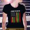 African American Flag Juneteenth Shirts Women Men Kids Boys Shirt