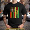 African American Flag Juneteenth Tee Women Men Kids Boys Shirt