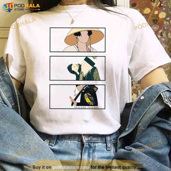 Agust D Tee, Daechwita Print T-Shirt, Suga Yoongi T Shirt, K-pop Bangtan
