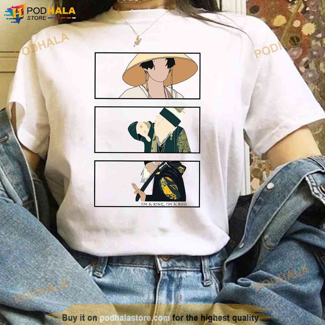 Agust D Tee, Daechwita Print T-Shirt, Suga Yoongi T Shirt, K-pop