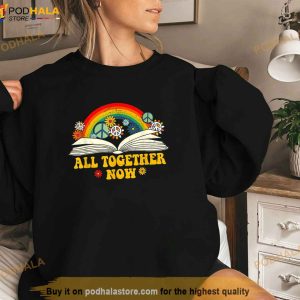 All Together Now Summer Reading Program 2023 Book Rainbow Shirt 3
