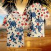 America Flag Hawaiian Shirt, American Tropical 7th Of July Hawaii Shirt