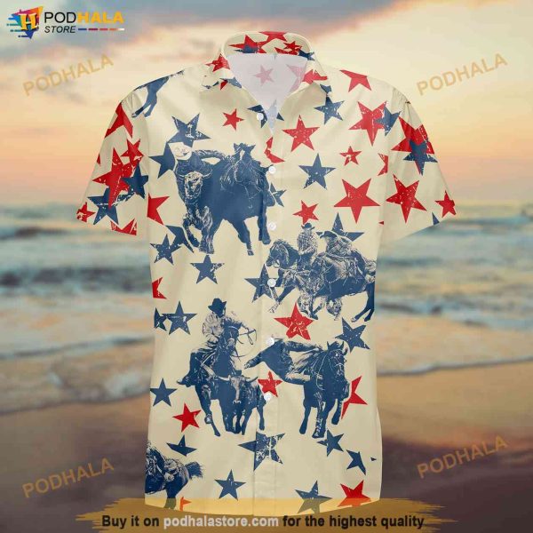 America Flag Hawaiian Shirt, American Tropical 7th Of July Hawaii Shirt