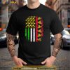 American Mexican Flag With Sombrero And Taco Cinco De Mayo Shirt