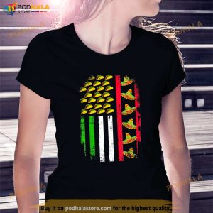 American Mexican Flag With Sombrero And Taco Cinco De Mayo Shirt 3