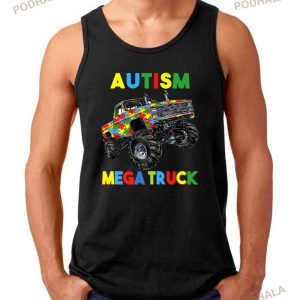 Autism Mega Truck Funny Autism Awareness Tee Autism Mega Truck Shirt 2