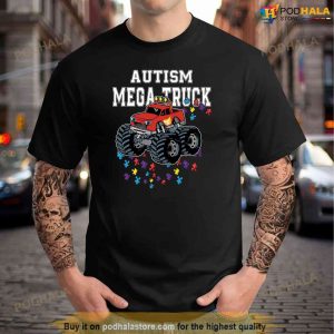 Autism Mega Truck Funny Long Sleeve Shirt