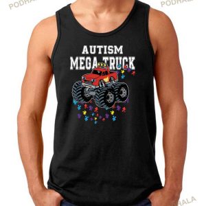 Autism Mega Truck Funny Long Sleeve Shirt 2