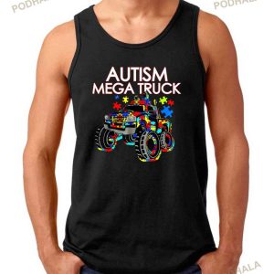 Autism Mega Truck Men Women Kids Funny Autism Awareness T shirt 2