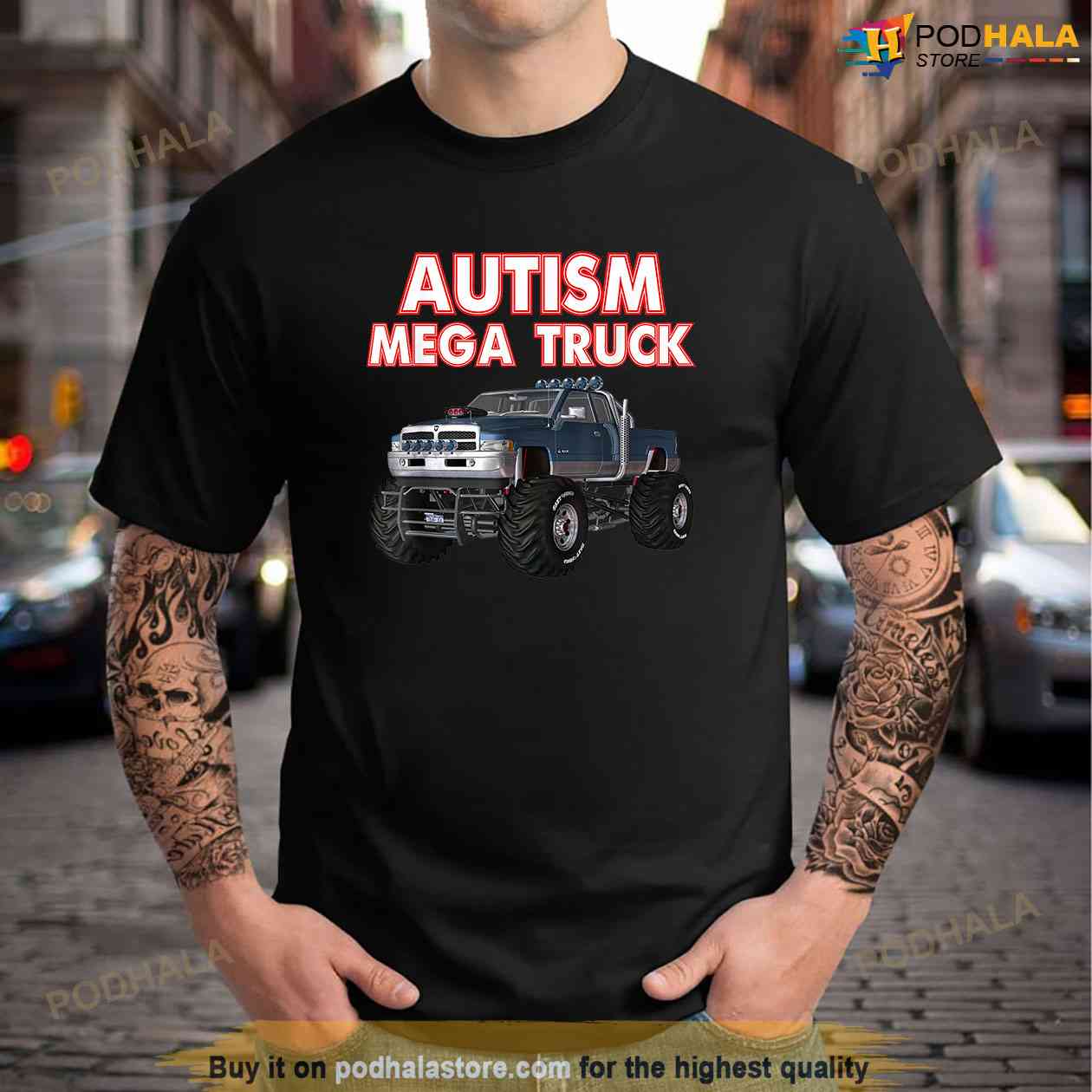 Autism Mega Truck Shirt - Bring Your Ideas, Thoughts And