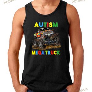 Autism Mega Truck Shirt Funny Autism Awareness Shirt For Men Women Kids 2