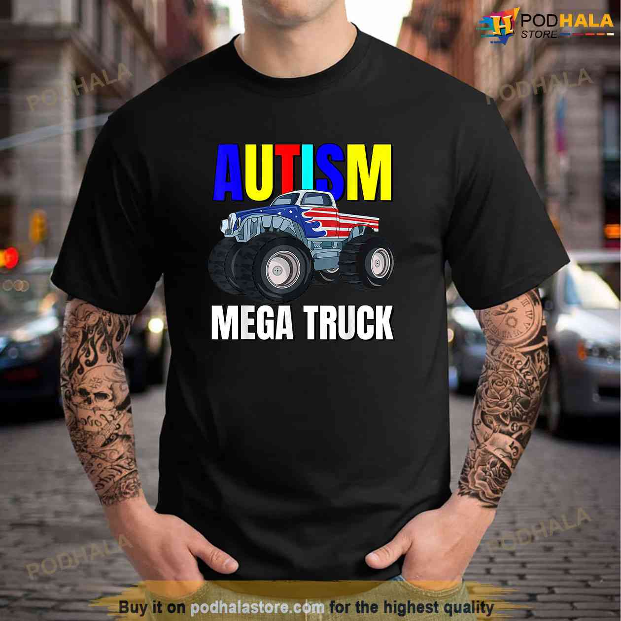 Autism Mega Truck Shirt - Bring Your Ideas, Thoughts And