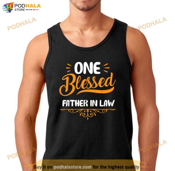 Autumn Fall One Blessed Father in law Thanksgiving Day Gift Shirt