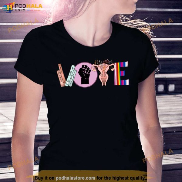 Banned Books Shirt, Reproductive Rights Tee, Political Activism Shirt