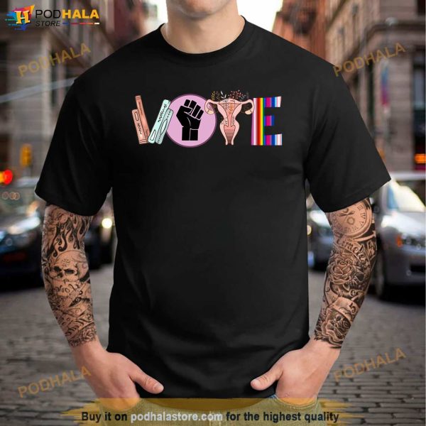 Banned Books Shirt, Reproductive Rights Tee, Political Activism Shirt