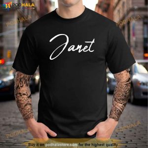 Beautiful Feminine Janet Handwritten Font Shirt 2