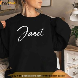 Beautiful Feminine Janet Handwritten Font Shirt 3