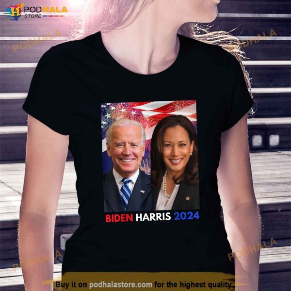 BIDEN HARRIS 2024 Funny Political Patriotic Tee 4th July Shirt