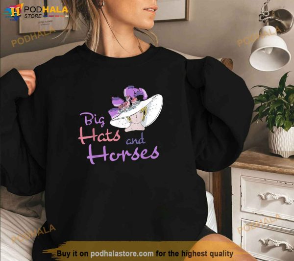 Big Hats and Horses Derby Day Kentucky Derby Dress Shirt