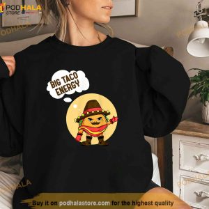 Big Taco Energy Cinco De Mayo Shirts Men Funny Taco Mustache Shirt 3