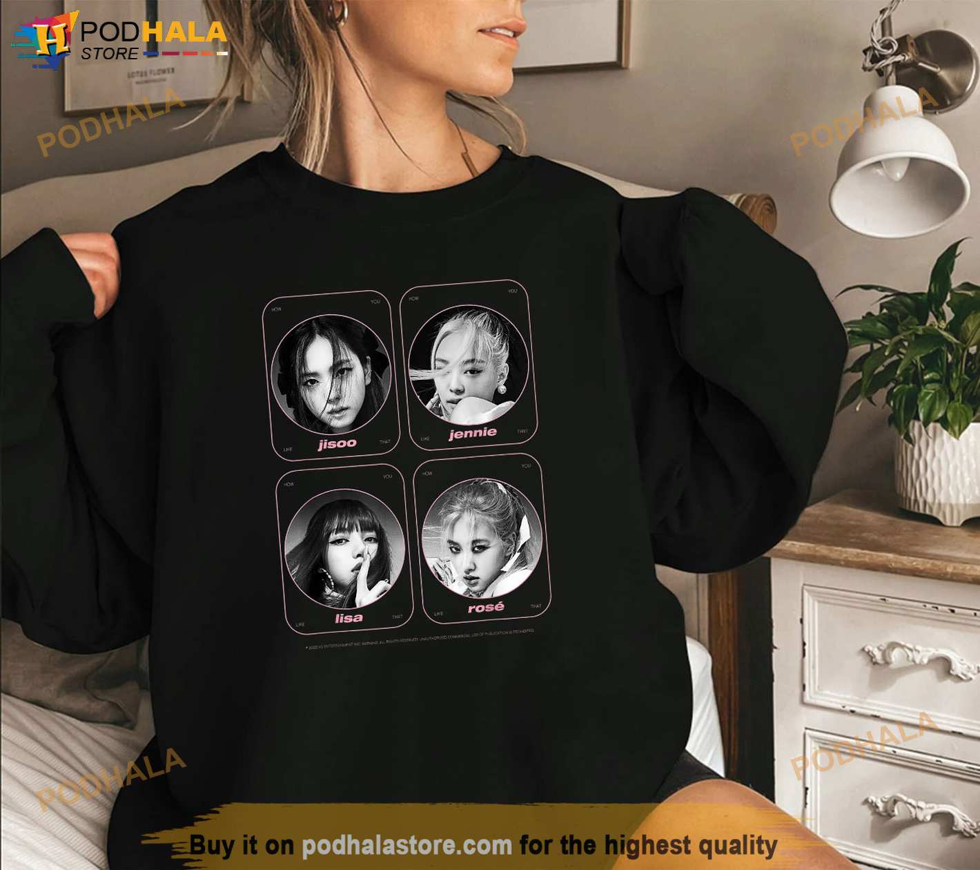 BLACK PINK FUNNY T SHIRT' Women's T-Shirt