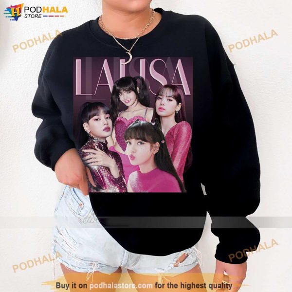 Blackpink Korean Singer Lisa Shirt, Kpop Lisa Sweatshirt, Lalisa Manobal