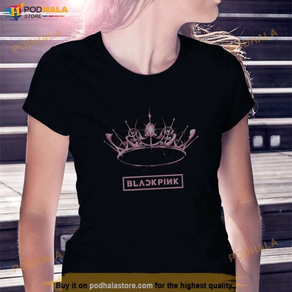 BLACKPINK The Album Crown Black Shirt