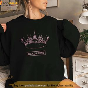 Blackpink The Album Crown Black Shirt 2
